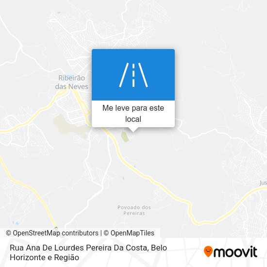 Rua Ana De Lourdes Pereira Da Costa mapa
