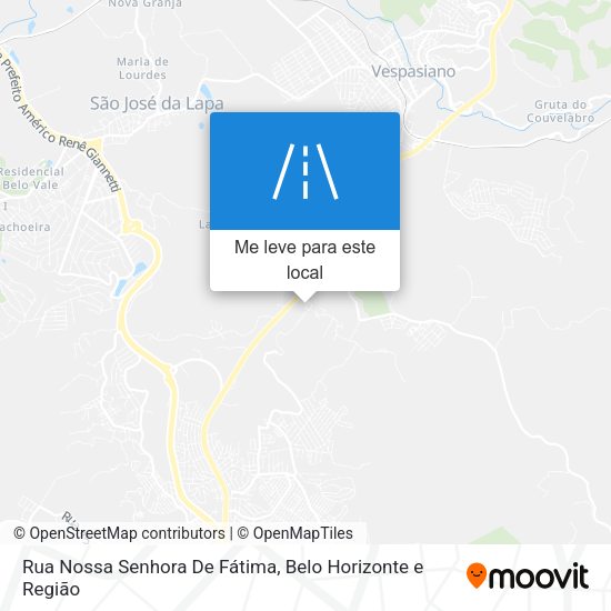 Rua Nossa Senhora De Fátima mapa