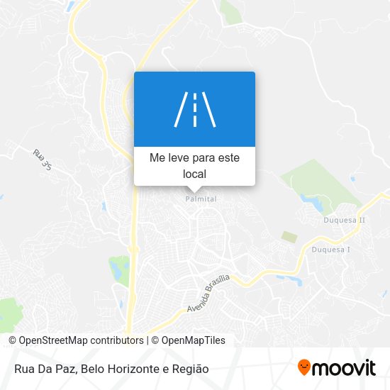 Rua Da Paz mapa