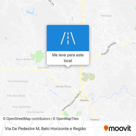 Vía De Pedestre M mapa