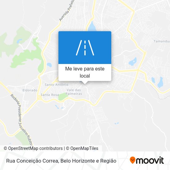 Rua Conceição Correa mapa