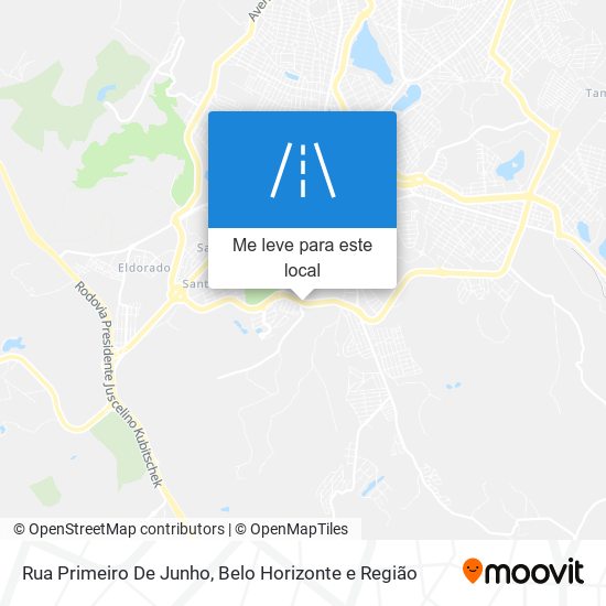 Rua Primeiro De Junho mapa