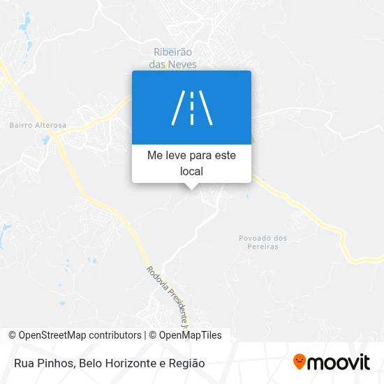 Rua Pinhos mapa
