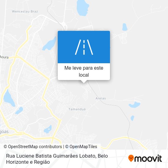 Rua Luciene Batista Guimarães Lobato mapa