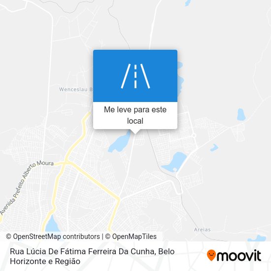 Rua Lúcia De Fátima Ferreira Da Cunha mapa