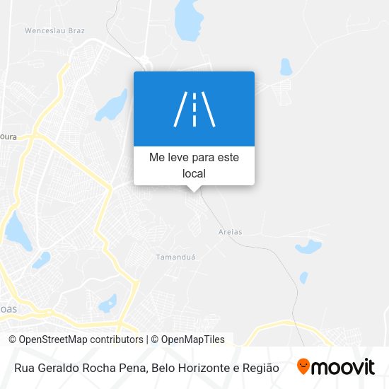 Rua Geraldo Rocha Pena mapa