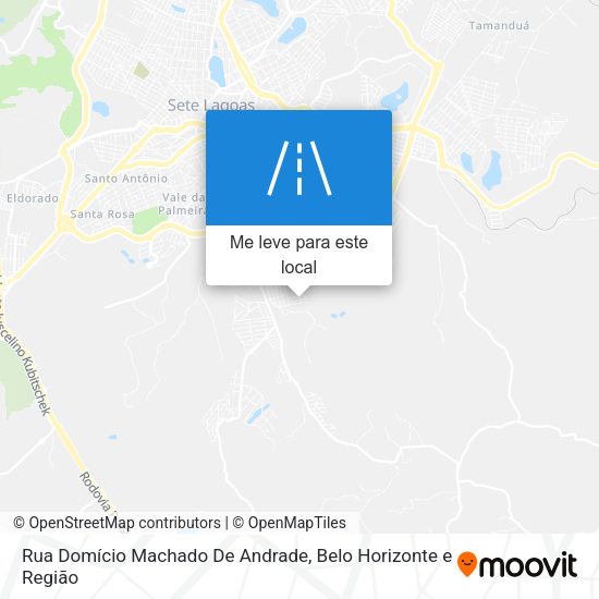 Rua Domício Machado De Andrade mapa