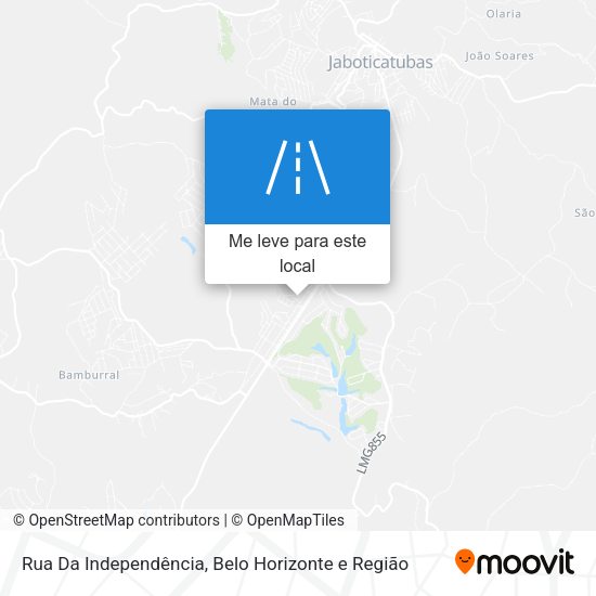Rua Da Independência mapa