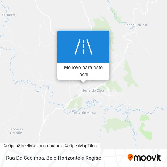 Rua Da Cacimba mapa