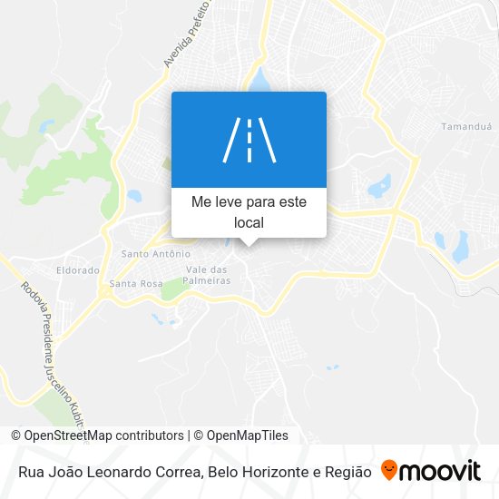 Rua João Leonardo Correa mapa