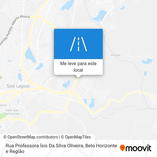 Rua Professora Ísis Da Silva Oliveira mapa