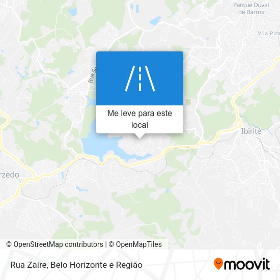 Rua Zaire mapa