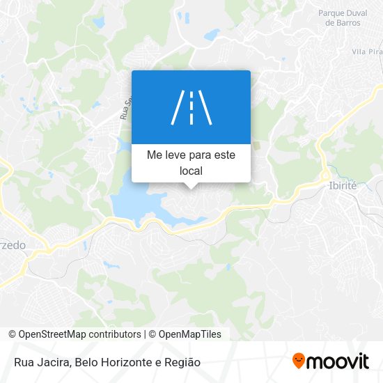 Rua Jacira mapa
