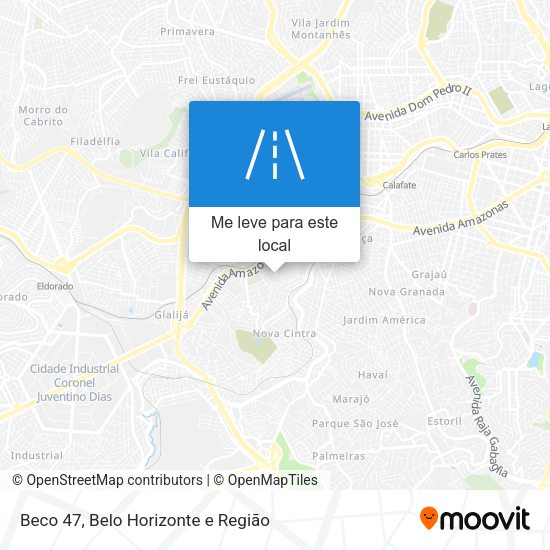 Beco 47 mapa
