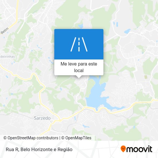 Rua R mapa