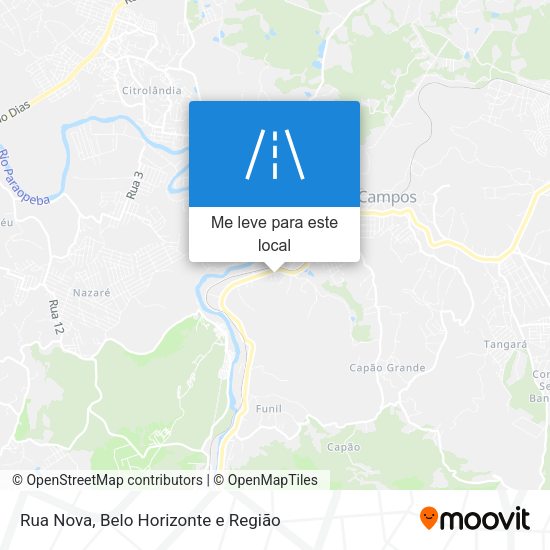 Rua Nova mapa