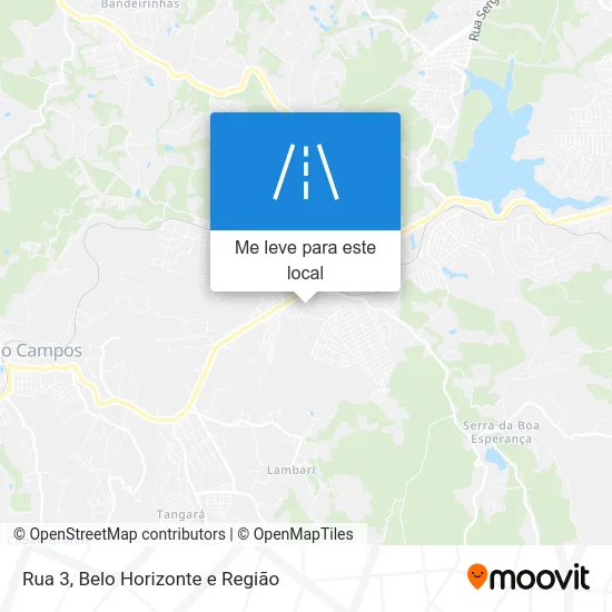 Rua 3 mapa