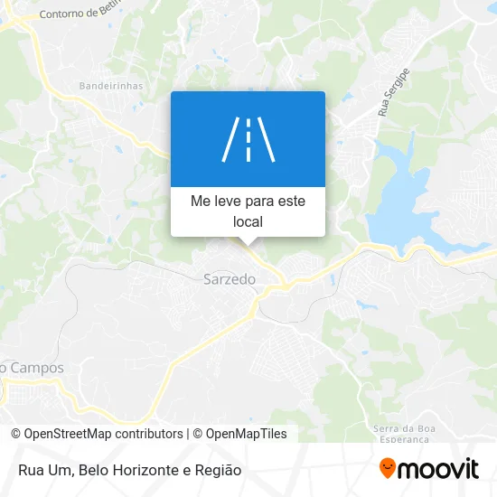 Rua Um mapa