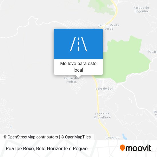 Rua Ipê Roxo mapa