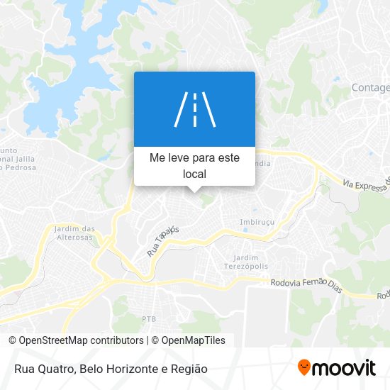 Rua Quatro mapa
