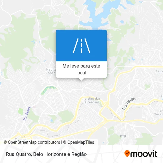 Rua Quatro mapa