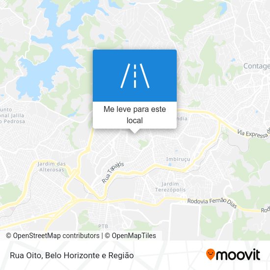 Rua Oito mapa