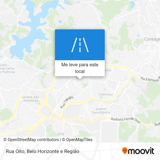 Rua Oito mapa