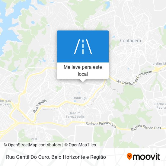 Rua Gentil Do Ouro mapa