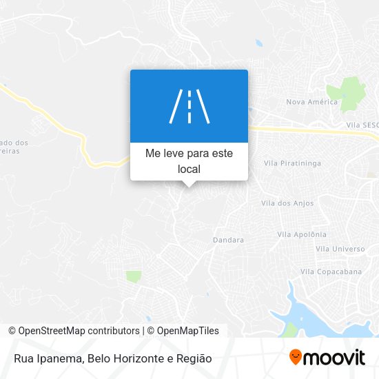Rua Ipanema mapa