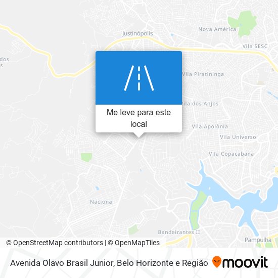 Avenida Olavo Brasil Junior mapa