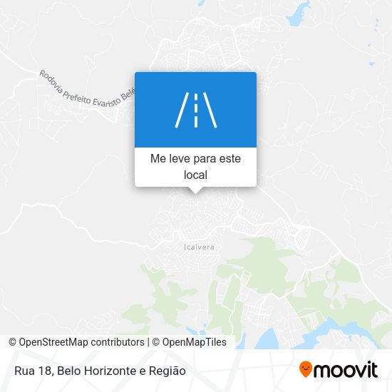 Rua 18 mapa