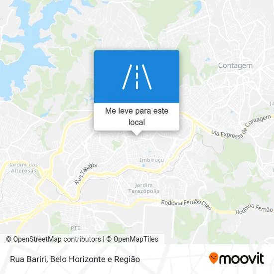 Rua Bariri mapa