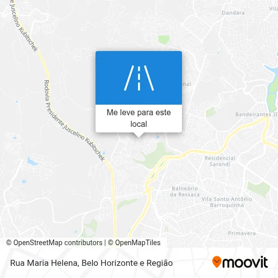 Rua Maria Helena mapa