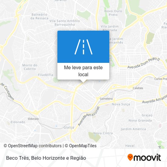 Beco Três mapa