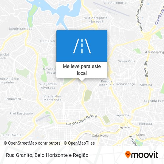Rua Granito mapa