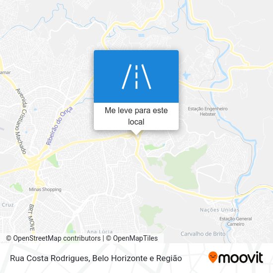 Rua Costa Rodrigues mapa