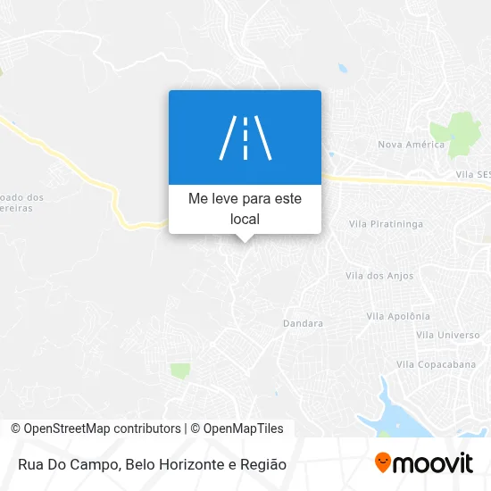 Rua Do Campo mapa