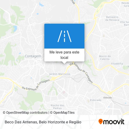 Beco Das Antenas mapa