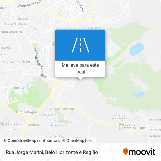 Rua Jorge Marini mapa