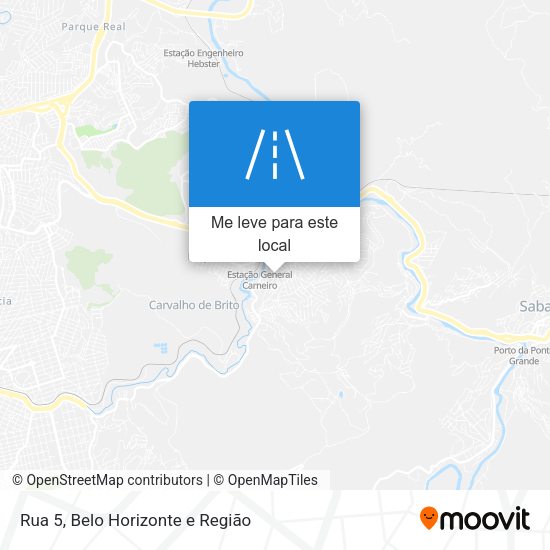 Rua 5 mapa