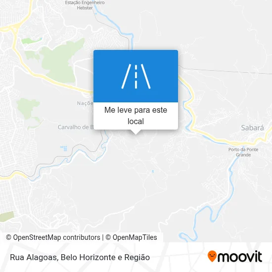 Rua Alagoas mapa