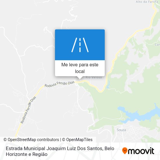 Estrada Municipal Joaquim Luiz Dos Santos mapa
