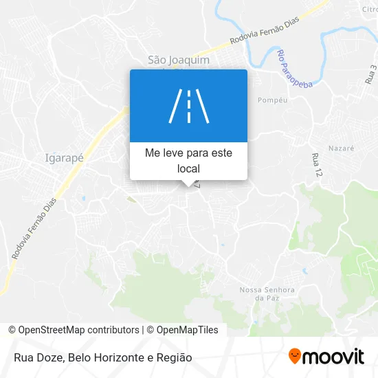 Rua Doze mapa