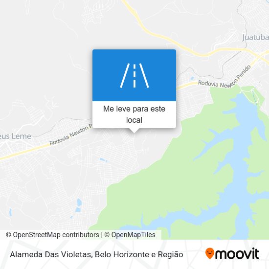 Alameda Das Violetas mapa