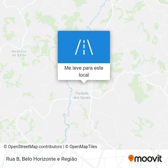 Rua B mapa