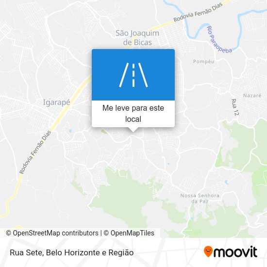 Rua Sete mapa