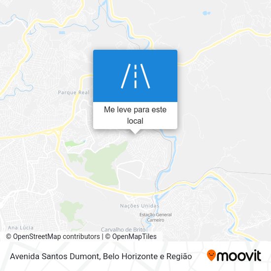 Avenida Santos Dumont mapa