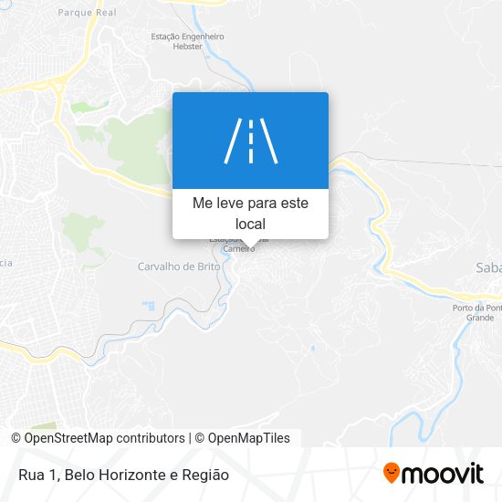 Rua 1 mapa