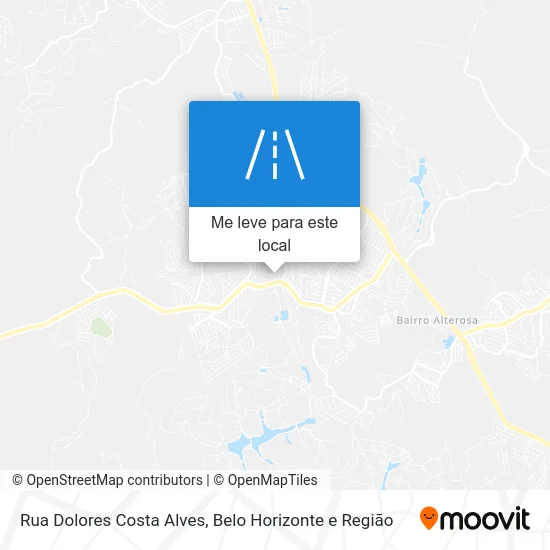 Rua Dolores Costa Alves mapa