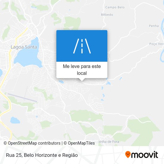 Rua 25 mapa